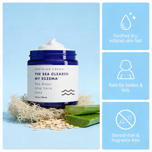 The Sea Cleared My Eczema™ daily defence cream for dry, itchy skin – 120g